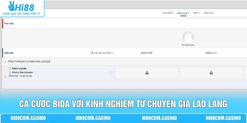Cá cược bida với kinh nghiệm từ chuyên gia lão làng