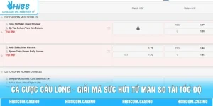 Cá Cược Cầu Lông - Giải Mã Sức Hút Từ Màn So Tài Tốc Độ