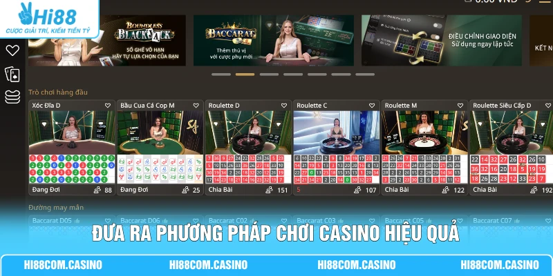 SA Trực Tuyến - Trải Nghiệm 100+ Bàn Chơi Live Đỉnh Cao Đưa ra phương pháp chơi casino hiệu quả