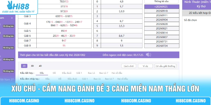 Xỉu Chủ - Cẩm Nang Đánh Đề 3 Càng Miền Nam Thắng Lớn Xỉu Chủ - Cẩm Nang Đánh Đề 3 Càng Miền Nam Thắng Lớn